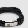 RUMI Black Onyx Beads and Leather Bracelet