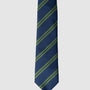 Stripe Navy & Green Necktie