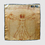 Da Vinci Vitruvian Man Pocket Square