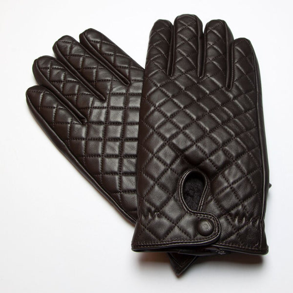RUMI Dark Brown Leather Gloves